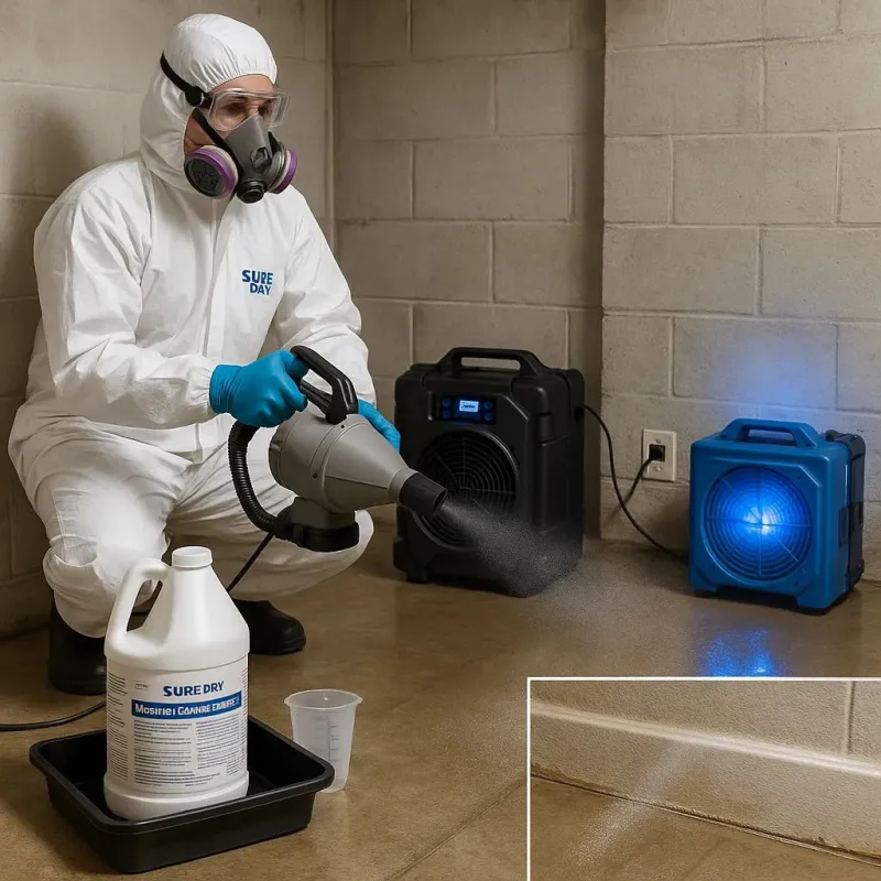 Sanitization and Odor Removal process in Maitland, FL